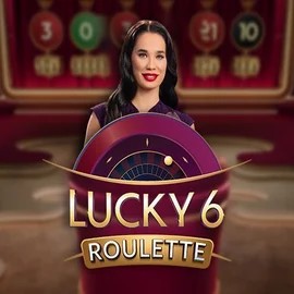 Lucky 6 Roulette logo by Pragmatic Play at Binobet Casino