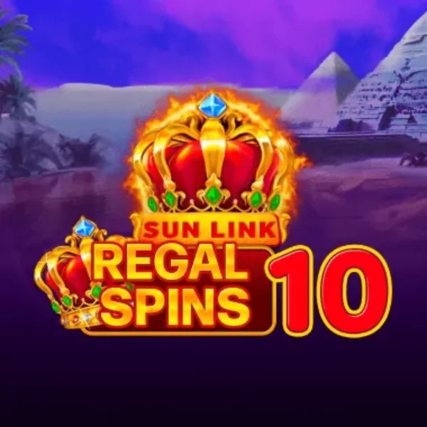 Regal Spins 10 logo by PatePlay at Binobet Casino