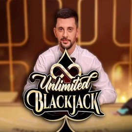 Unlimited Blackjack game by Ezugi – logo hosted on Binobet Casino